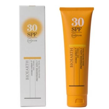 Crema Solara pentru Corp SPF 30 cu Ganoderma Bioearth, 150 ml ieftina