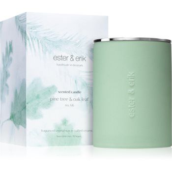 ester & erik scented candle pine tree & oak leaf (no. 66) lumânare parfumată