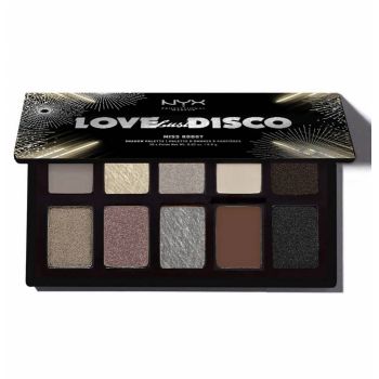 Paleta de farduri NYX Professional Makeup Love Lust Disco Miss Robot, 10 x 1.1 g