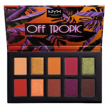 Paleta de farduri NYX Professional Makeup Off Tropic Shifting Sand, 10 x 1.1 g Paleta de farduri NYX Professional Makeup Off Tropic Shifting Sand, 10 x 1.1 g