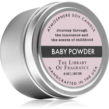 The Library of Fragrance Baby Powder lumânare parfumată