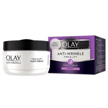 Crema anti-rid de noapte Olay Anti-Wrinkle Firm&Lift, 50ml