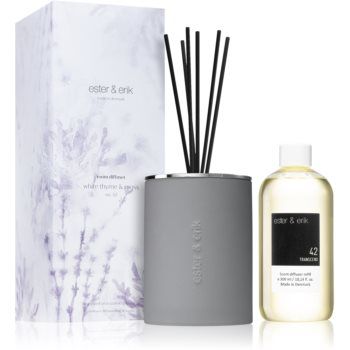 ester & erik room diffuser white thyme & moss (no. 42) aroma difuzor cu rezervã