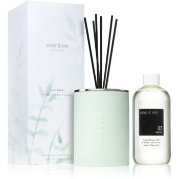 ester & erik room diffuser wild mint & cut grass (no. 03) aroma difuzor cu rezervã