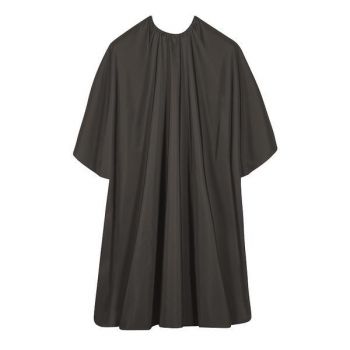 Pelerina profesionala culoare neagra Economyss 2 cu maneci pentru salon/barber/frizerie Pelerina profesionala culoare neagra Economyss 2 cu maneci pentru salon/barber/frizerie