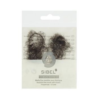 Plasa fina pentru coc/coafuri pe par lung culoare Maro/transparenta set 2 buc - Sinelco de firma original