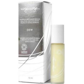 Ser hidratant bio, vegan pentru ochi cu acid hialuronic si extract de gutui, Dew, Uoga Uoga, 10ml