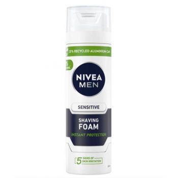 Spuma de Ras pentru Piele Sensibila - Nivea Men Sensitive Shaving Foam, 200 ml ieftin