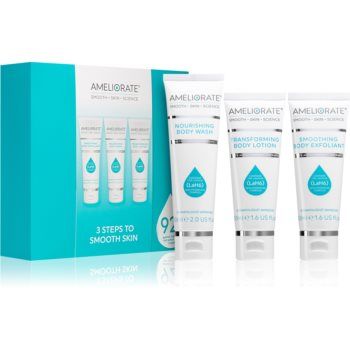 Ameliorate 3 Steps To Smooth Skin set (pentru piele neteda si delicata)