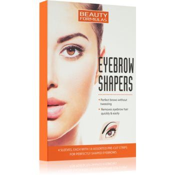 Beauty Formulas Eyebrow Shapers benzi depilatoare pentru sprâncene de firma originale