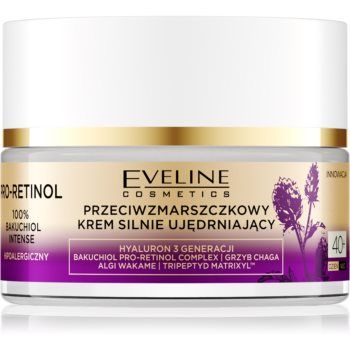 Eveline Cosmetics Pro-Retinol 100% Bakuchiol Intense Crema regeneratoare cu efect de netezire 40+