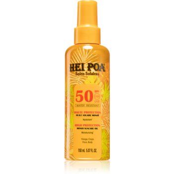 Hei Poa Monoi Suncare ulei de bronzat pentru piele uscata SPF 50