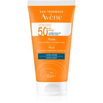 Avène Sun High Protection fluid pentru fata cu protectie solara SPF 50+