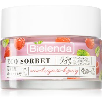 Bielenda Eco Sorbet Raspberry crema calmanta si hidratanta facial