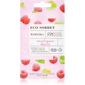 Bielenda Eco Sorbet Raspberry masca -efect calmant ieftina