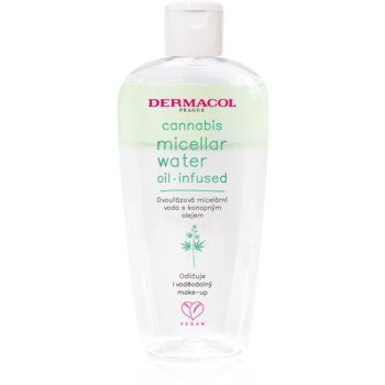 Dermacol Cannabis apa micelara 2 in 1 cu ulei de canepa de firma originala