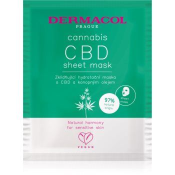 Dermacol Cannabis masca de celule cu efect hidratant si linistitor