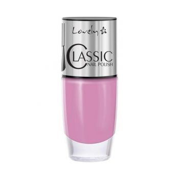 Lac de unghii Lovely Classic 29, Roz, 8ml Lac de unghii Lovely Classic 29, Roz, 8ml