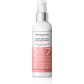 Revolution Haircare Plex No.7 Bond Restore Styling Spray conditioner spray pentru regenerare pentru par intins