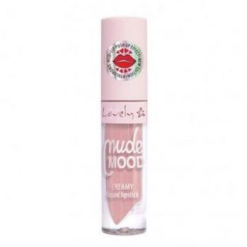 Ruj lichid pentru buze Lovely Nude Mode New Edition, nr.1, 5ml