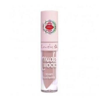 Ruj lichid pentru buze Lovely Nude Mode New Edition, nr.3, 5ml