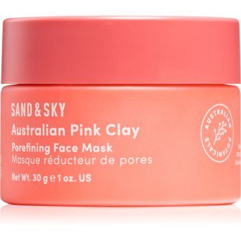 Sand & Sky Australian Pink Clay Porefining Face Mask mască detoxifiantă pentru pori dilatati