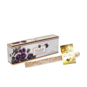 Set cadou „Luxury Violet” cu sapun (3×100 gr) + sare de baie (18 gr) ieftin