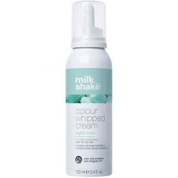 Spuma nuantatoare Milk Shake Colour Whipped Cream Light Blue, 100ml