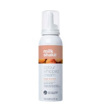 Spuma nuantatoare Milk Shake Colour Whipped Cream Rose Brown, 100ml