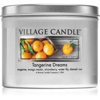 Village Candle Tangerine Dreams lumânare parfumată în placă