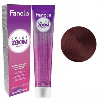 Vopsea Crema Permanenta - Fanola Color Zoom 10 Minutes, nuanta 6.6 Dark Red Blonde, 100 ml