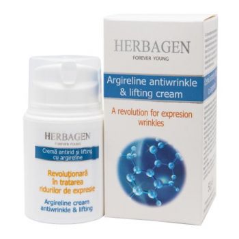 Crema Antirid si Lifting cu Argireline Herbagen, 50g