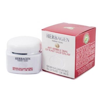 Crema Balsam Antirid cu Extract din Melc Herbagen, 50g