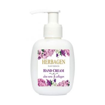 Crema de Maini cu Aloe Vera si Colagen Herbagen, 100 g