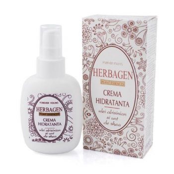 Crema Hidratanta cu Ulei Abisinian si Unt de Shea Herbagen, 100g