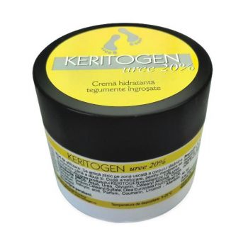 Crema Hidratanta pentru Tegumente Ingrosate Keritogen Uree 20% Herbagen, 50 g