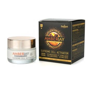 Crema Iluminatoare si Stimulatoare de Noapte - Farmona Amberray Supreme Cell Activator Cream, 50ml ieftina