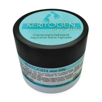 Crema Intens Hidratanta pentru Tegumente Foarte Ingrosate Keritogen Uree 30% Herbagen, 50 g