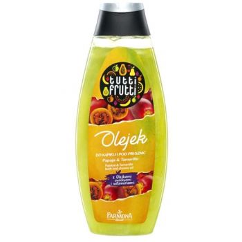 Gel de Baie si Dus Papaya si Tamarillo - Farmona Tutti Frutti Papaya & Tamarillo Bath and Shower Gel, 425ml