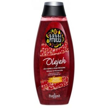 Gel de Baie si Dus Visine si Coacaze Rosii - Farmona Tutti Frutti Cherry & Currant Bath and Shower Gel, 425ml ieftin