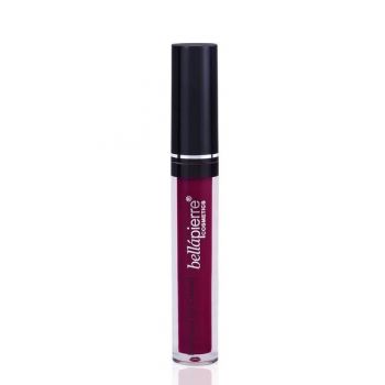 Ruj lichid mat rezistent la transfer Kiss Proof Black Dahlia 3.8 g - Bellapierre