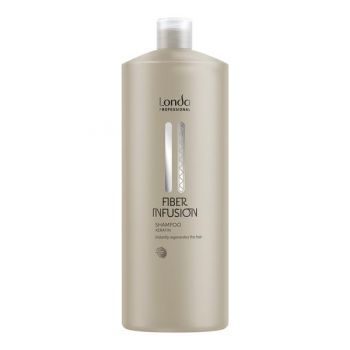 Sampon cu Cheratina - Londa Professional Fiber Infusion Keratin Shampoo, 1000ml