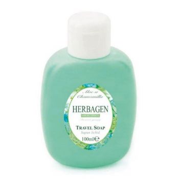 Sapun Lichid pentru Calatorii Herbagen, 100ml de firma original