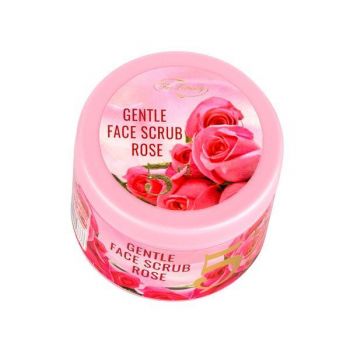 Scrub pentru fata 5 in 1 - Gentle Face Scrub Rose - Fine Perfumery, 100 ml ieftin
