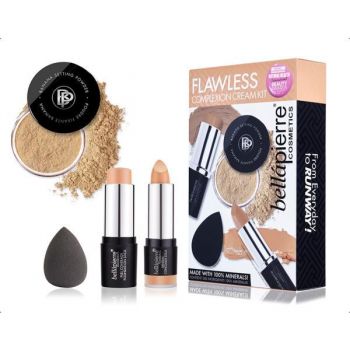 Set truse machiaj Flawless Complexion Cream - Dark BellaPierre ieftina