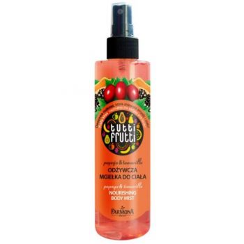 Spray Nutritiv de Corp cu Papaya si Tamarillo - Farmona Tutti Frutti Papaya & Tamarillo Nourishing Body Mist, 200ml