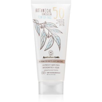 Australian Gold Botanical Tinted Face crema protectoare cu efect de tonifiere de firma originala