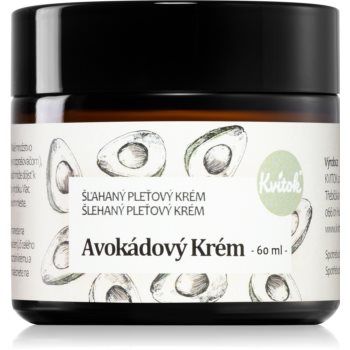 Kvitok Avocado cream Avokádový krém cremă pentru față pentru ten gras si problematic ieftina