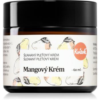 Kvitok Mango cream Mangový krém cremă ușoară pentru față pentru ten uscat și sensibil