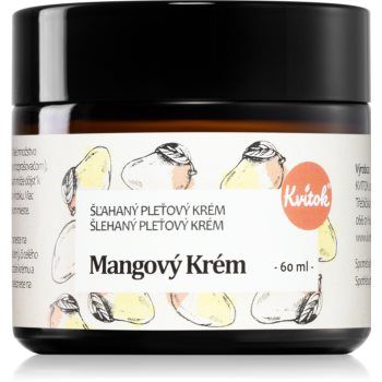 Kvitok Mango Cream cremă ușoară pentru față pentru ten uscat și sensibil